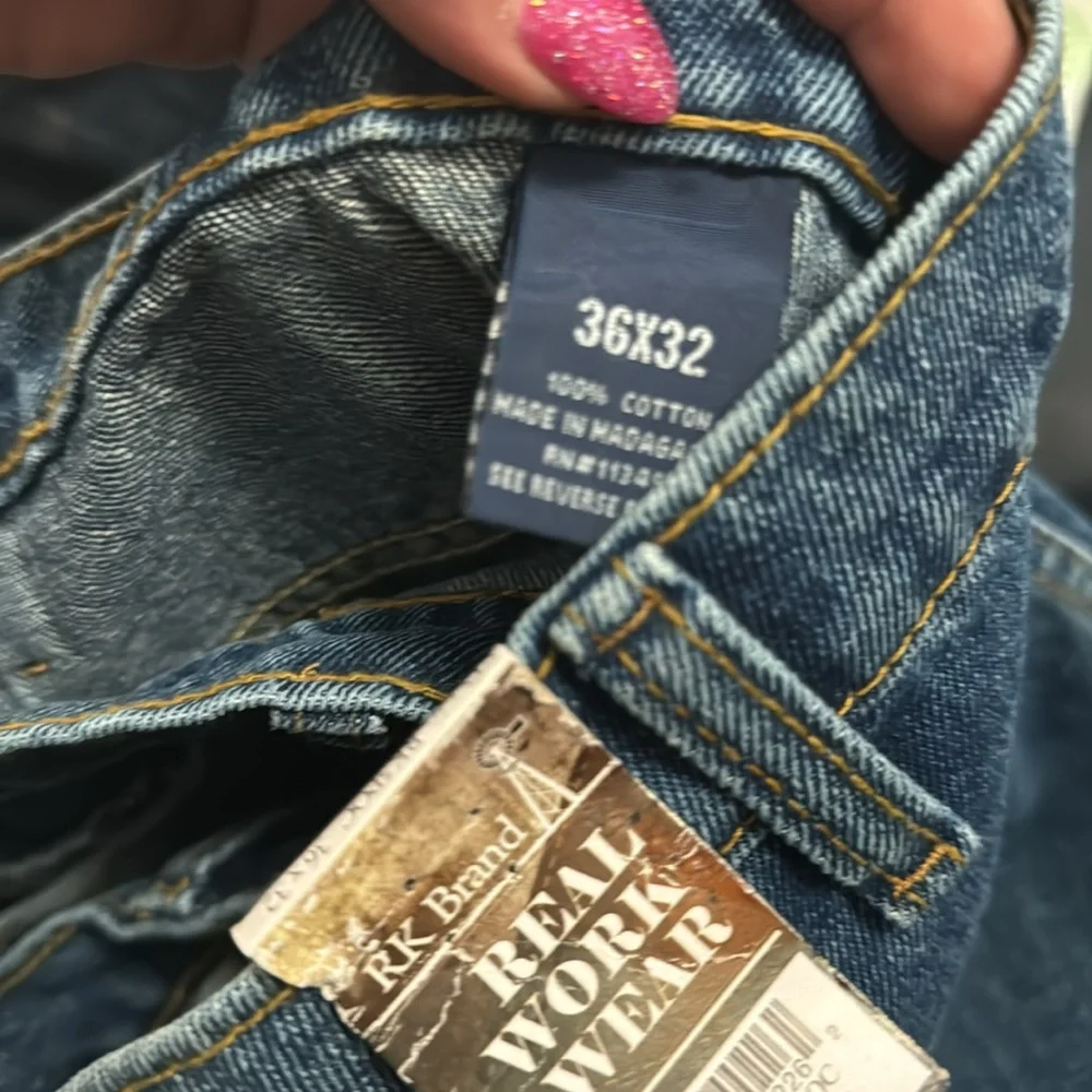 RK BRAND Real Work Wear Rural King Brand 🆕 Jeans 100% Cotton NWT 36x32